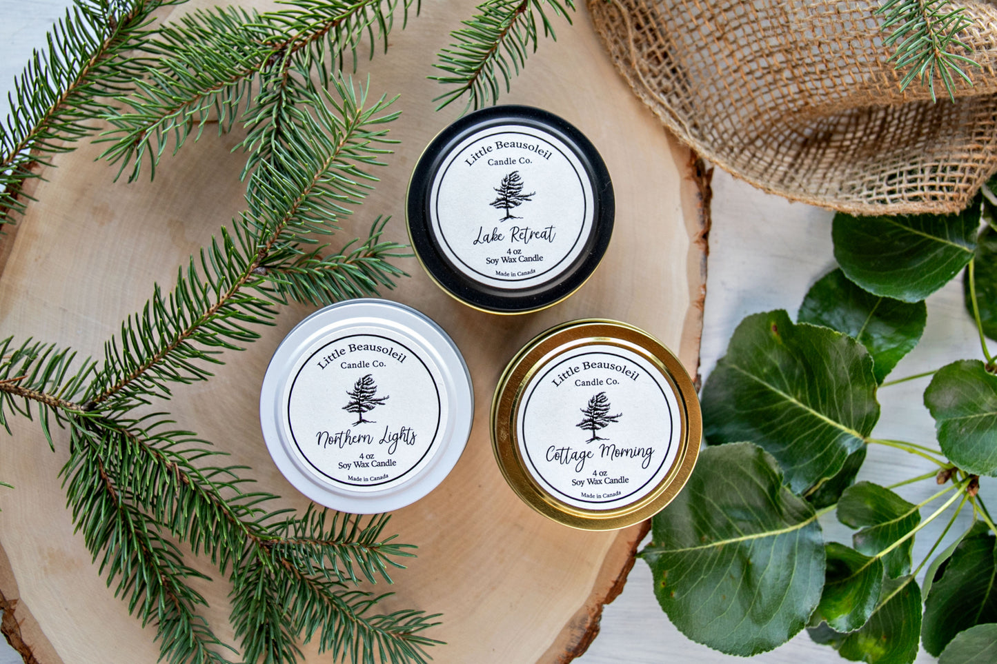 Little Beausoleil Candle Co. – Hand-Poured Soy Candles (4oz Tin)