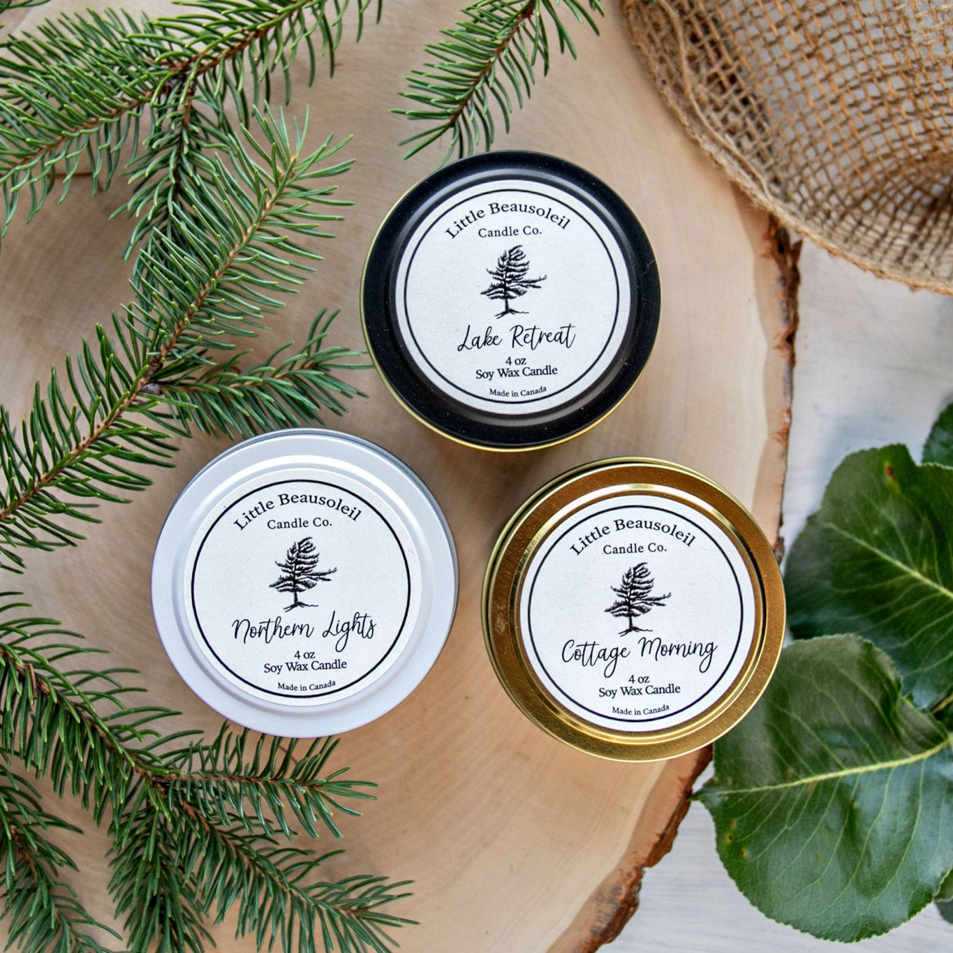 Little Beausoleil Candle Co. – Hand-Poured Soy Candles (4oz Tin)