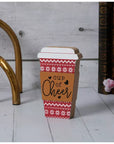 Cup of Cheer Holiday Coffee Cup Tabletop Sign