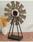 Windmill Metal Decor