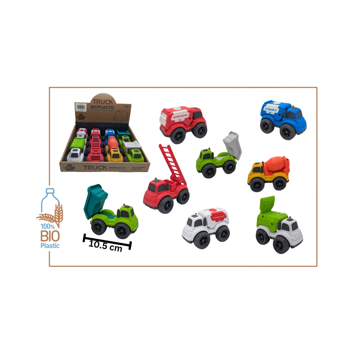 4" Bio Plastic Work Truck – Tough on Play, Gentle on the Planet