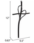 Metal Heart Cross – “Love & Faith Intertwined” ✝️💛