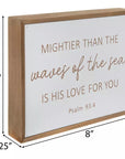 Psalm 93:4 Wood Decor