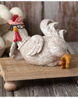 Hen With Glasses & Pearls