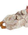 Hen With Glasses & Pearls