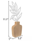 Botanical Leaves Metal Decor