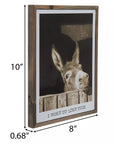 Woke Up Like This Donkey Wood Wall Decor