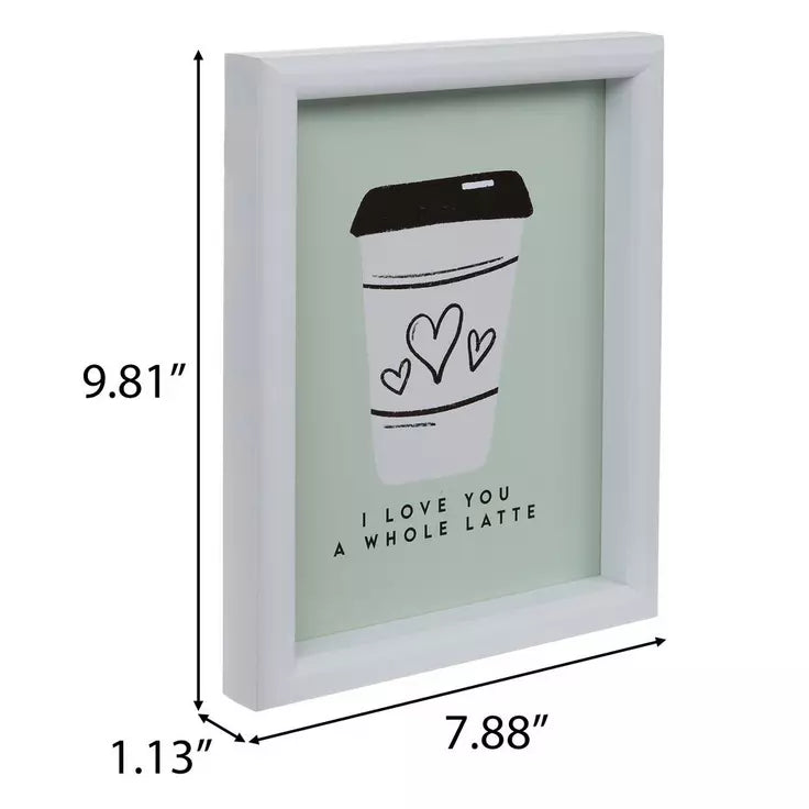 A Whole Latte Wood Wall Decor