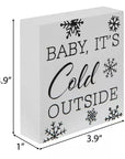 Winter Mini Block Signs