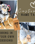 Leather Back Pack/Key Tag