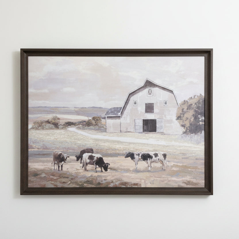 Pasture Wood Framed Wall Art