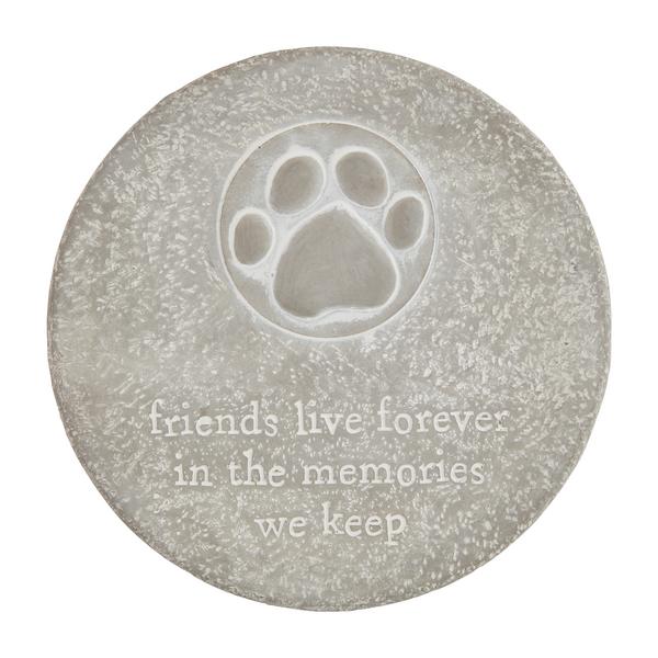 Pet Memorial Stone – “Friends Live Forever”