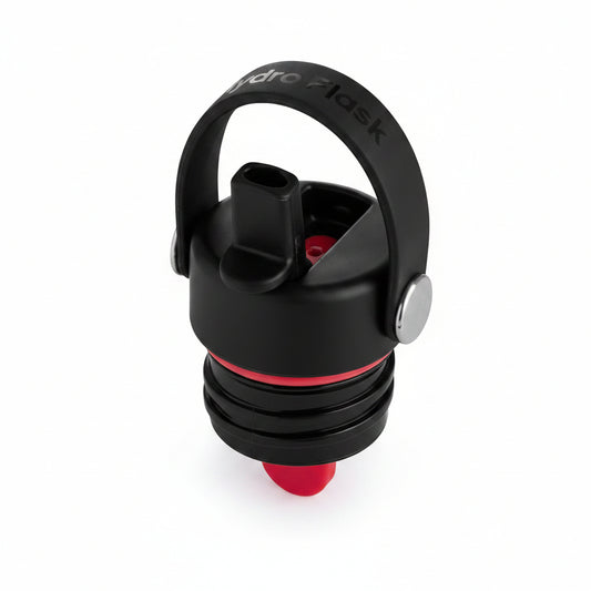 Hydro Flask Standard Mouth Flex Straw Cap- Black