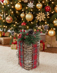 Rustic Grapevine Christmas Gift Décor