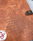 Customizable Softcover Leather Journals