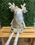Plush Sitting Reindeer