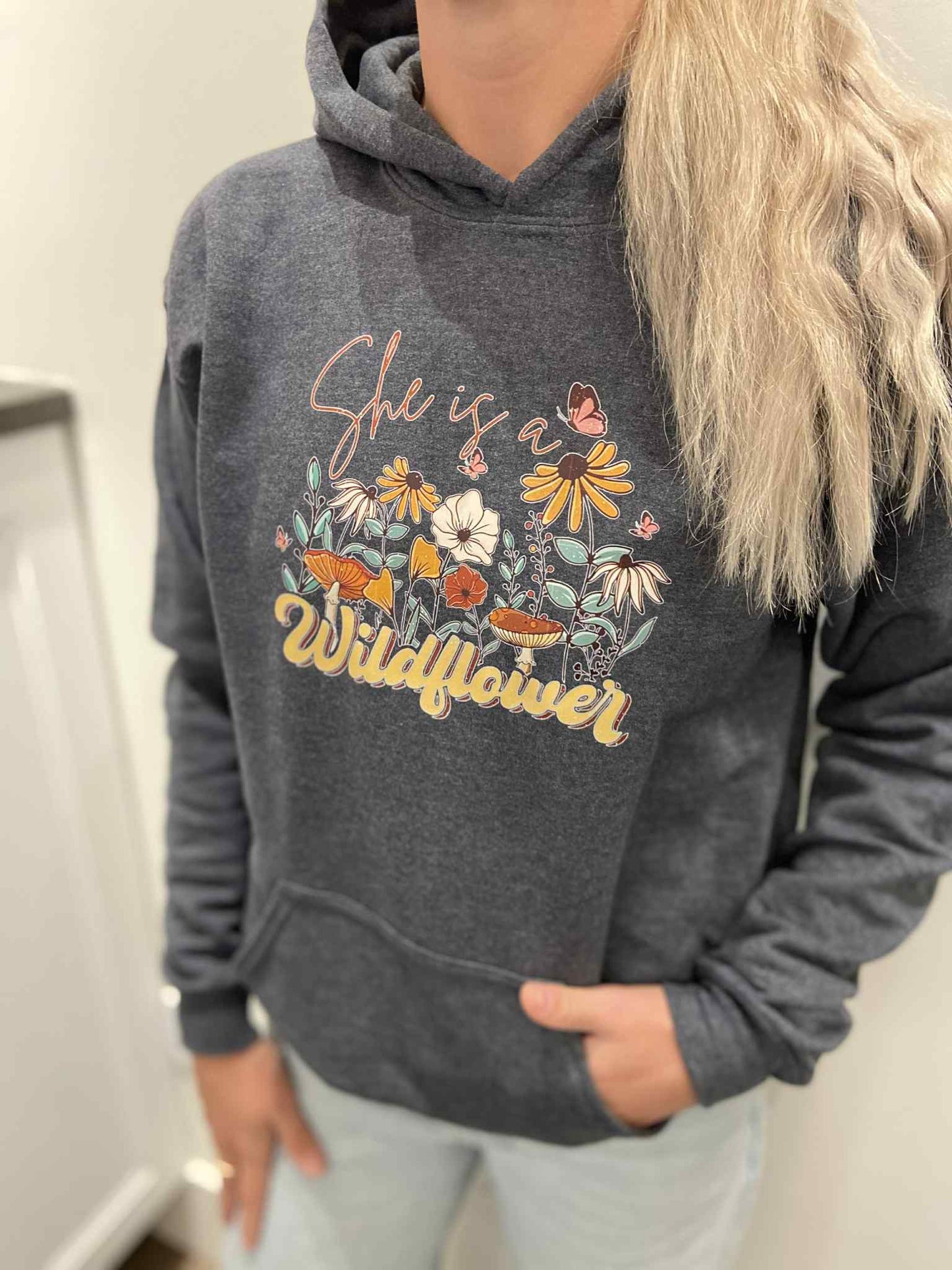 🌸 She Is a Wildflower Hoodie