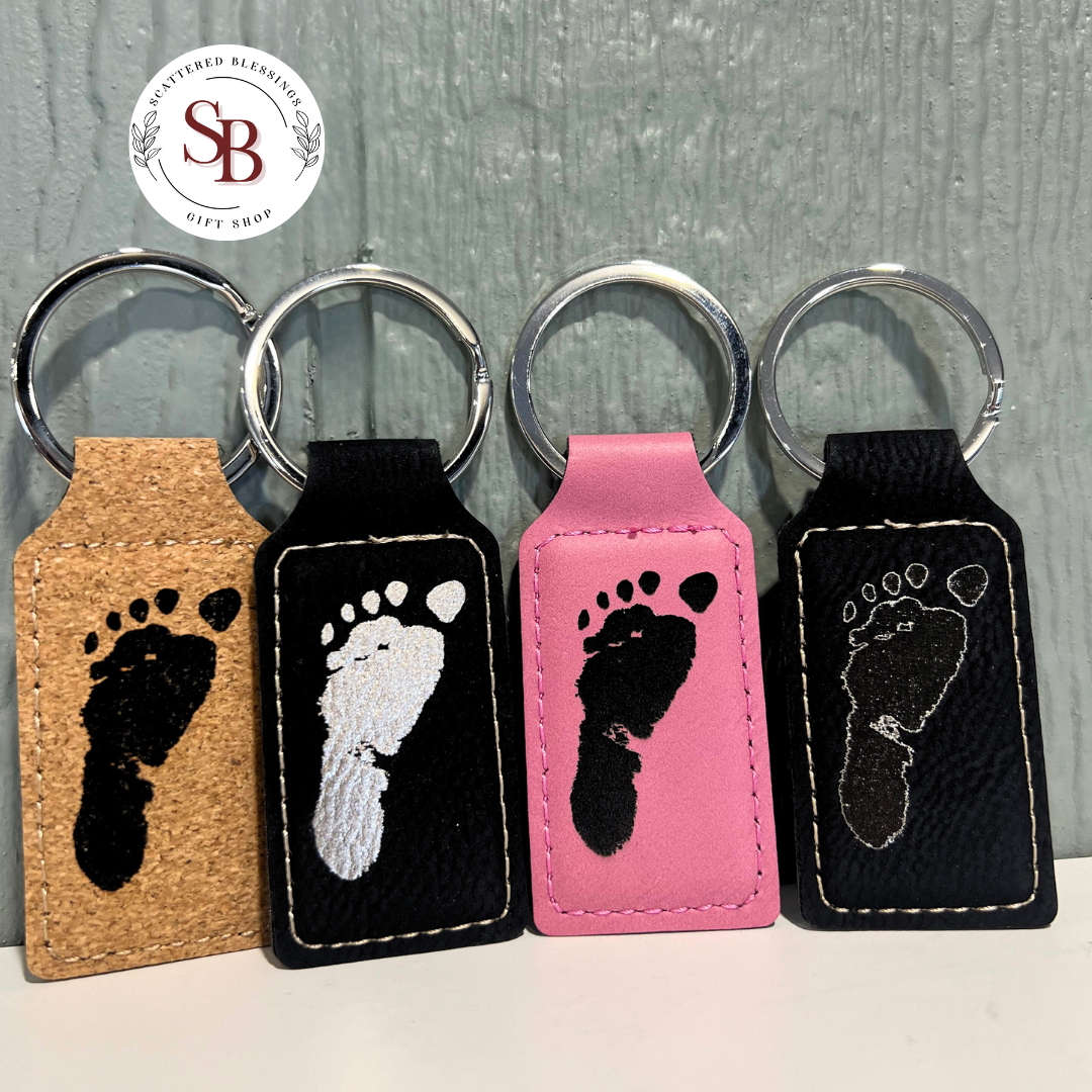 Leather Back Pack/Key Tag