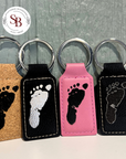 Leather Back Pack/Key Tag