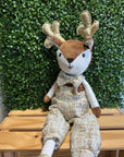 Plush Sitting Reindeer