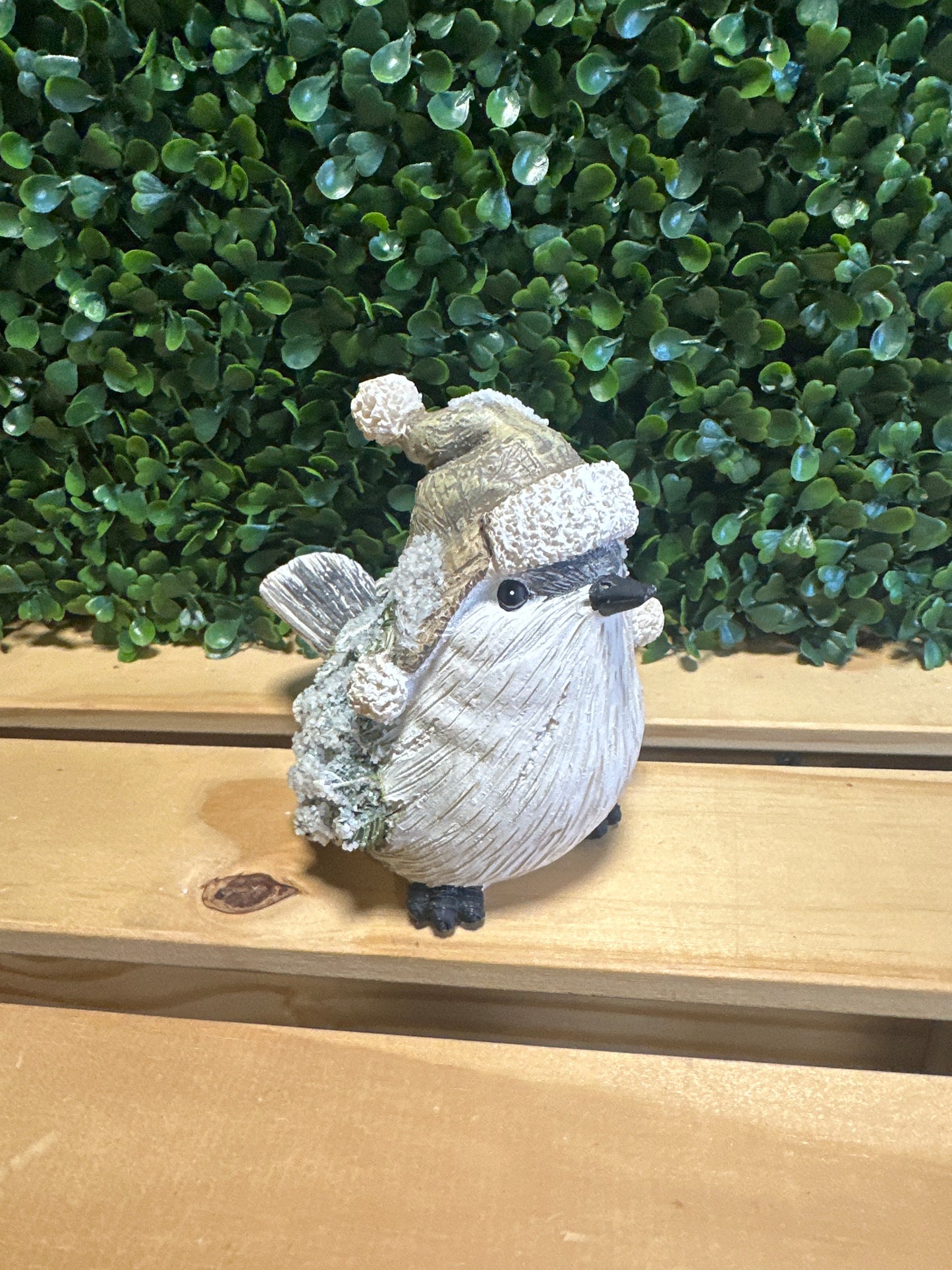 Winter Chickadee Figurines