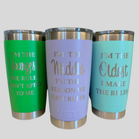 YETI RAMBLER 20OZ TUMBLER WITH MAGSLIDER LID