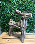 Driftwood Reindeer Sculpture