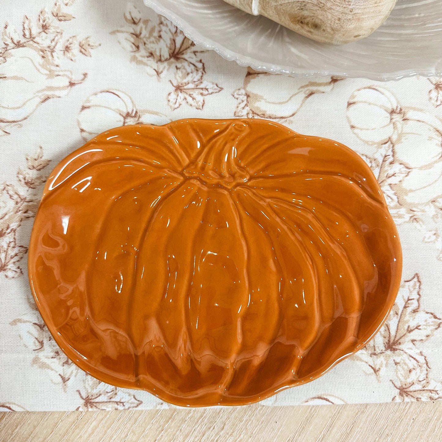 Pumpkin Advertizer Plate