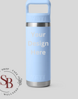 YETI 18oz Bottle with Color Match Straw Lid