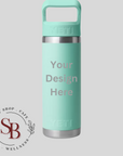 YETI 18oz Bottle with Color Match Straw Lid