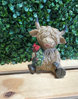 Holiday Highland Cow Figurines – Sold Individually