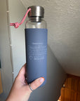 Black & Blum Glass Water Bottle 20oz