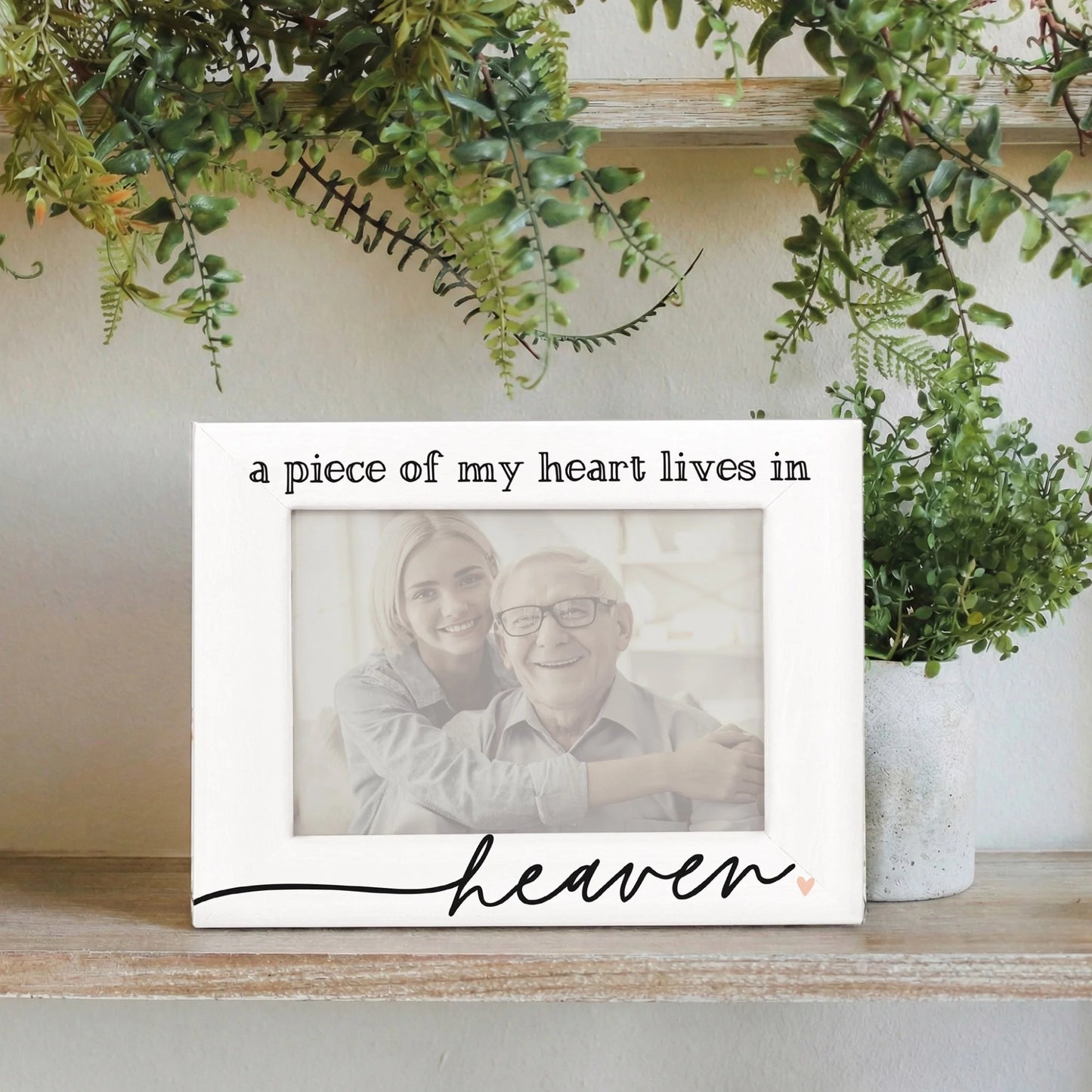 Heart Lives in Heaven Frame