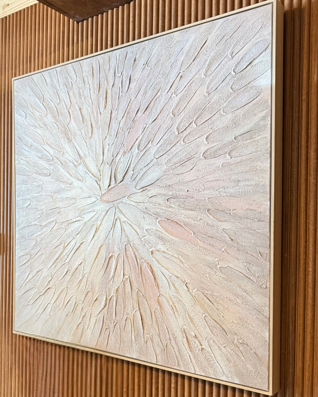 Pink Textured Canvas