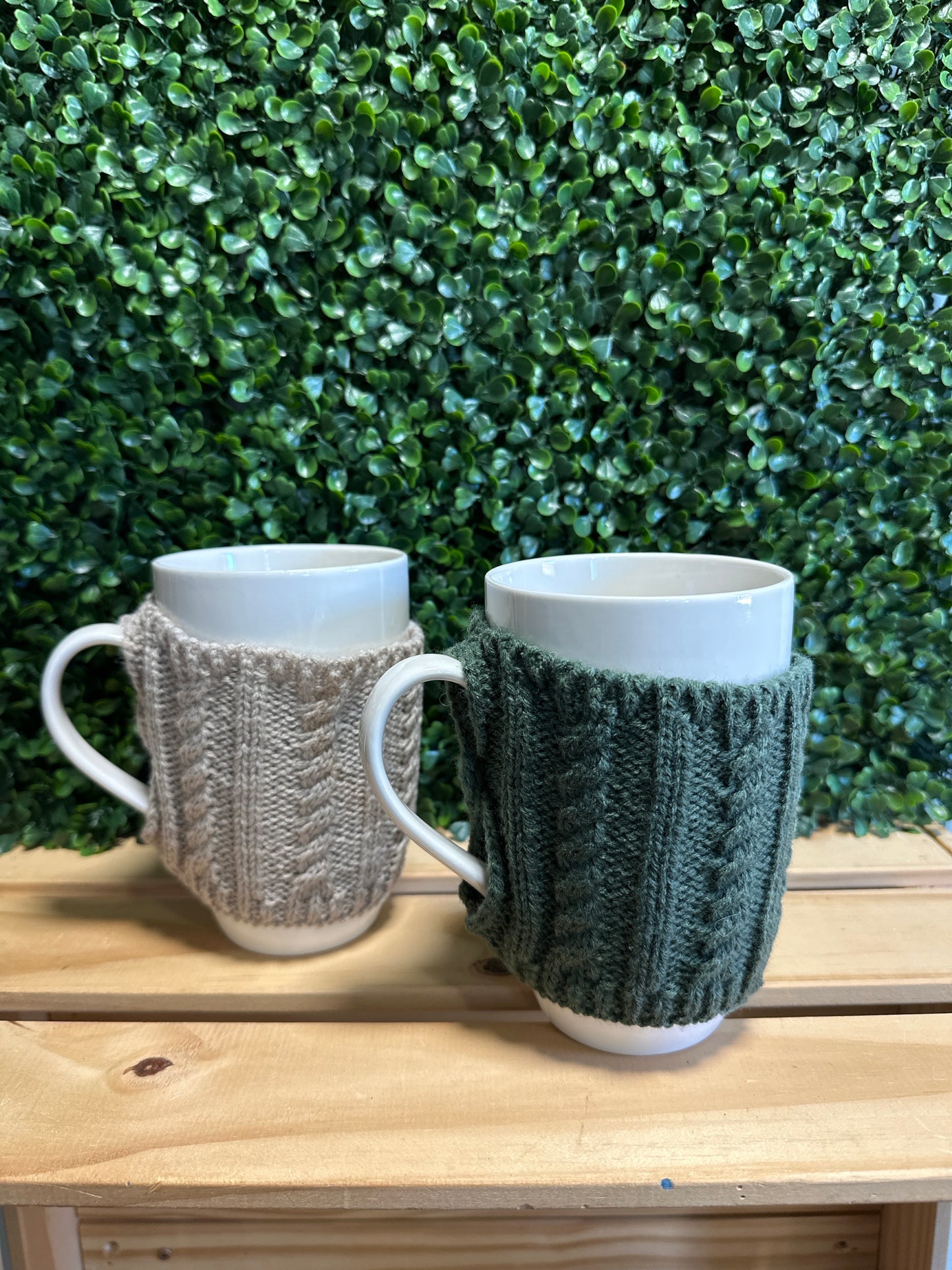 Sweater Mug with Removable Knit Cozy