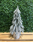 Frosted Evergreen Tabletop Trees – 3 Styles