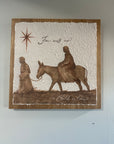 “For Unto Us” Nativity Wall Art