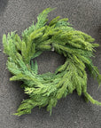 Cedar Evergreen Wreath – Faux Holiday Greenery