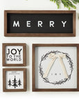 Mini Holiday Framed Signs