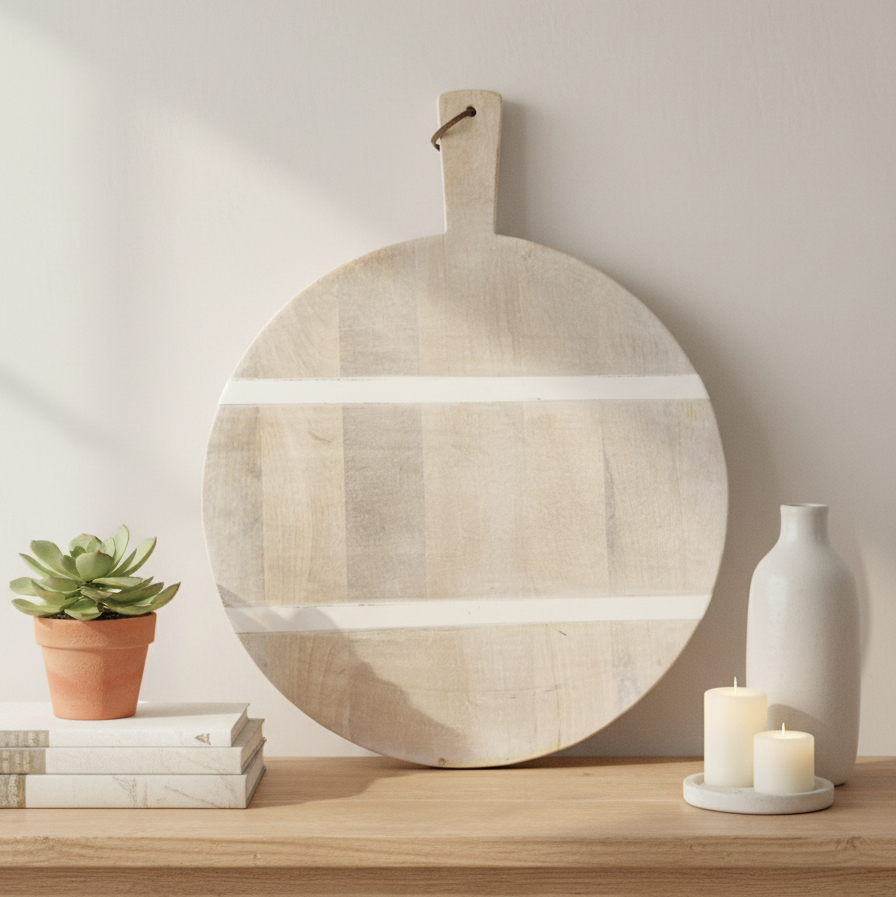 Large Round Serving Board