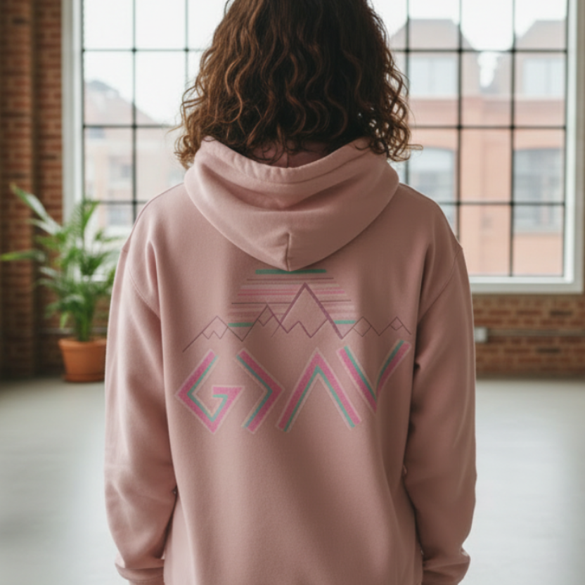 "God Is Greater Than.." Pocket Hoodie: Women's Medium
