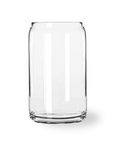 Clear Soda Can 16oz Glass Cups
