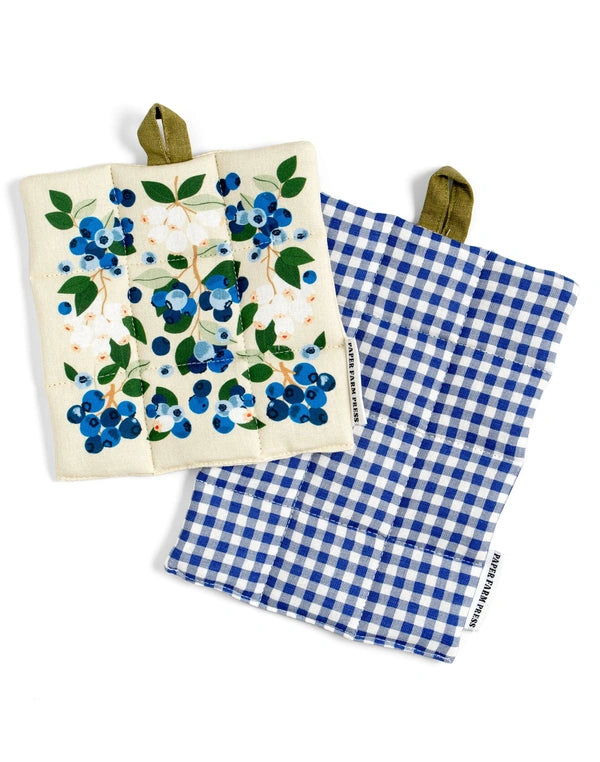Paper Farm Press Pot Holder Set
