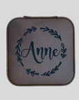 Leather Travel Jewelry Boxes - Customizable