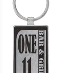 Metal Frame Leatherette Customizable Back Pack Tag/Keychains