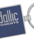 Metal Frame Leatherette Customizable Back Pack Tag/Keychains