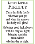Lucky Little Firefly Pocket Charm