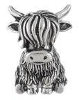 The Brave Little Highland Cow Pocket Charm