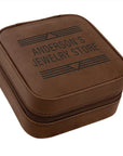 Leather Travel Jewelry Boxes - Customizable
