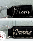 Leather Back Pack/Key Tag